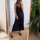 Women’s Solid Sleeveless V-Neck Long Dress