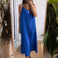 Women’s Solid Sleeveless V-Neck Long Dress
