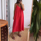 Women’s Solid Sleeveless V-Neck Long Dress