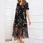 💥Special Sale 49% OFF💝✨Flowy V-Neck Printed Long Dress