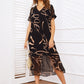 💥Special Sale 49% OFF💝✨Flowy V-Neck Printed Long Dress