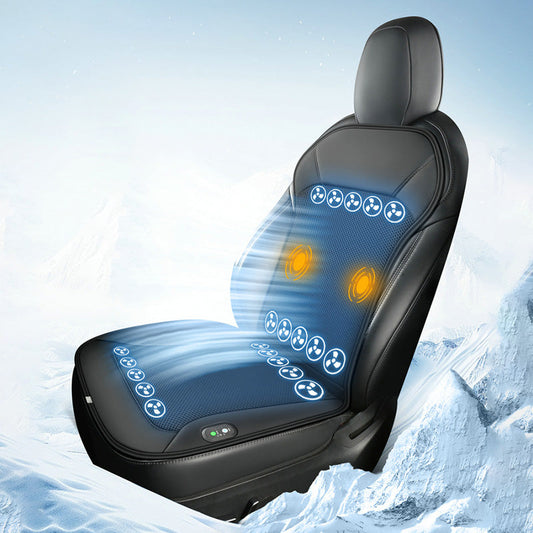 💨Limited Time 49% Off - Ventilated Car Cooling Seat Cushion with Fan