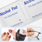 Disposable alcohol swabs with 75% ethyl alcohol