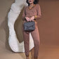 Comfortable Stylish Set-V-Neck Top & Drawstring Pants