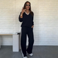🔥Latest models 49% off-Women's Long Sleeve Lapel Top & Pants Set