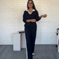 🔥Latest models 49% off-Women's Long Sleeve Lapel Top & Pants Set