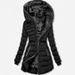 ❄️49%OFF 💖 Women's Hooded Mid-Length Winter Coat with Plush Lining