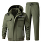 Men's Insulated Windproof Jacket & Pants Set