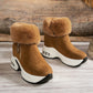 ⏳Time-limited Special⏰Women’s Thick-Sole Lined Ankle Boots: Warm, Elevated & Walk-all-Day Comfy