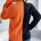 Women’s Chic Color-Blocking Ghost Face Sweater