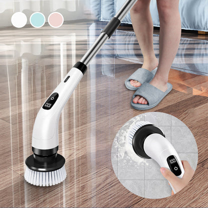 🔥LAST DAY SALE⚡50K+ SOLD!🧽💦9-in-1 Electric Cleaning Brush🏠Multi-Purpose for Home