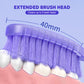 Extra-Long Soft Bristle Toothbrush With Suction Cup Base