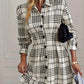 ⏳Limited-time 50% off⏰Women’s Graceful Plaid A-Line Shirt Dress👗