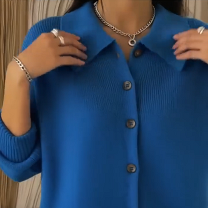 🎄Christmas Sale 49% OFF💖Cozy Ribbed Lapel Knit Cardigan🧥