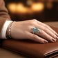 Charming Adjustable Vintage Peacock Ring