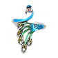 Charming Adjustable Vintage Peacock Ring