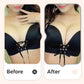 Detachable-Strap Non-Mark Gathering Bra