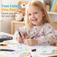 24 Colors Dual-Tip Glitter Marker Set