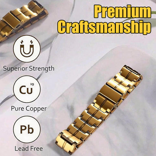 Men’s Retro Cross Double-Row Magnetic Bracelet