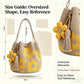 Crochet Bucket Bag for Women