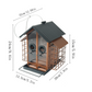 Hanging Bird Feeder with Side Fruit Cages