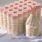 Thickened Floral Drawstring Trash Bags