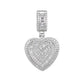 Elegant Sparkling Heart Pendant Necklace