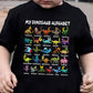 Kids Dinosaur Alphabet Graphic T-Shirt