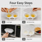 (Buy 3 Get 5 Free) Dual Cavity Microwave Egg Poacher