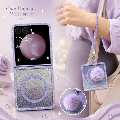 Bling Glitter Magnetic Folding Phone Case