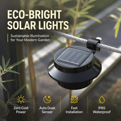 🔥🎁Buy 3, get 2 free🔥Outdoor Waterproof Solar LED Gutter Wall Lights